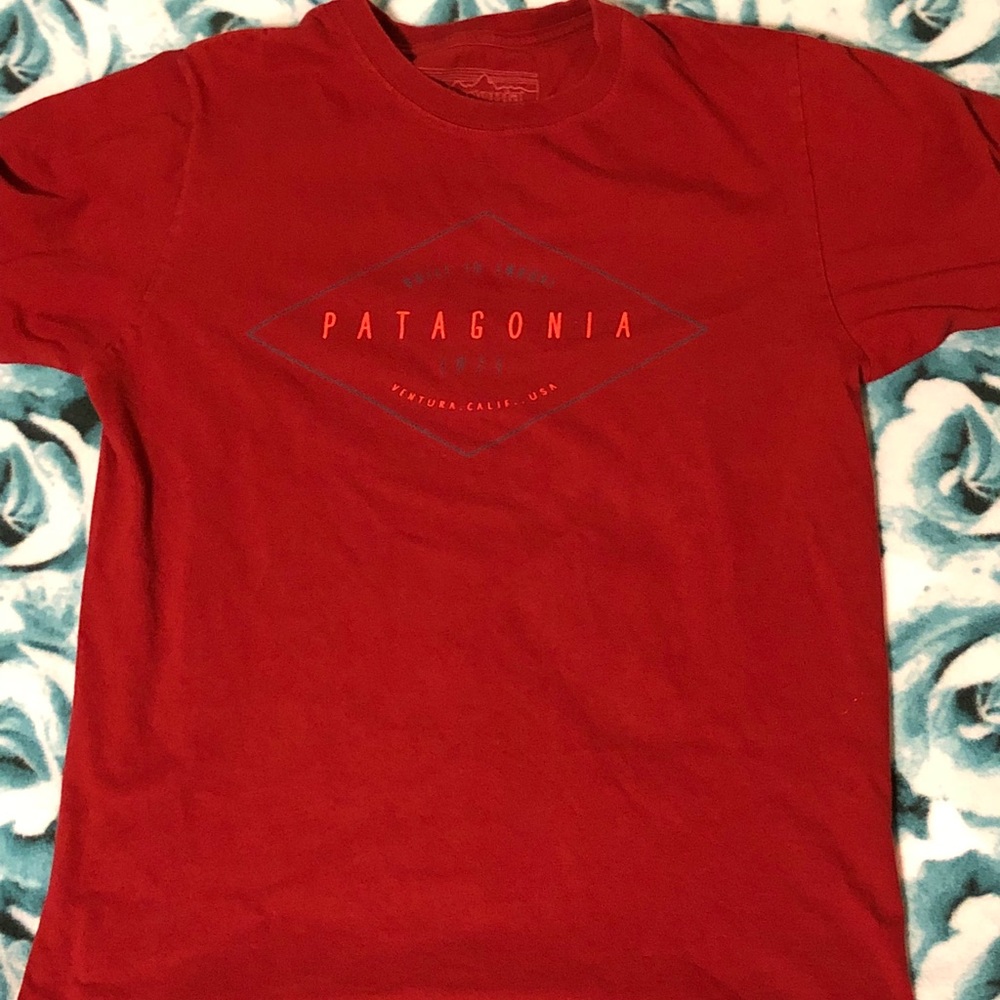 Red Patagonia Tee